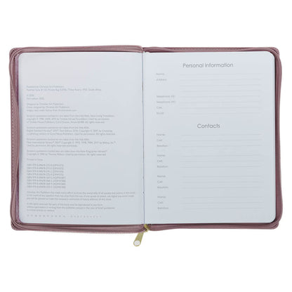 2027 Large Zippered 18-Month Planner - For I Know The Plans (DPW373)