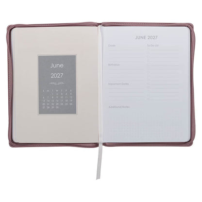 2027 Large Zippered 18-Month Planner - For I Know The Plans (DPW373)