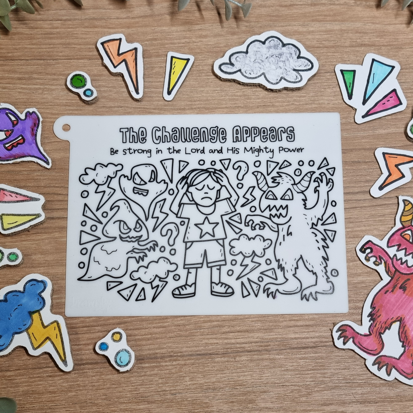 Washable Silicone Panel Mats - Armour Of God