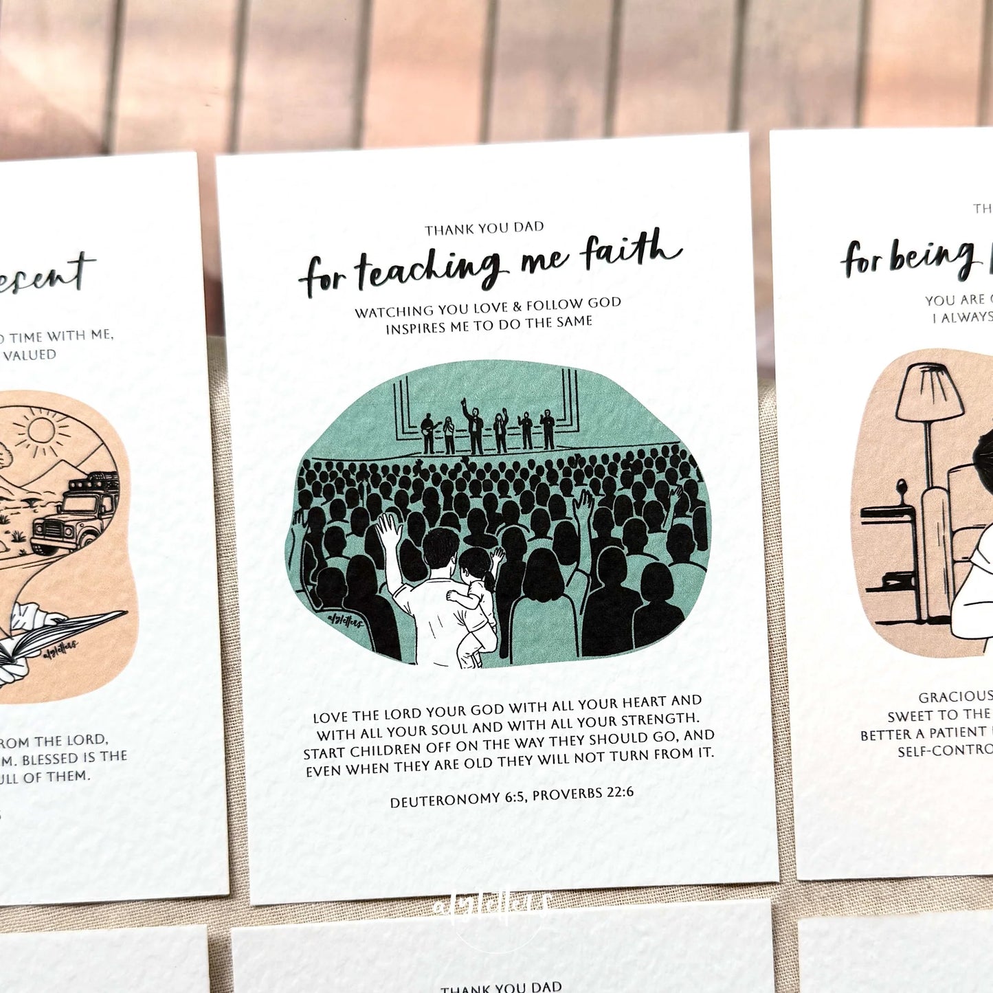 Blessing Cards (Set of 6) - Thank You Dad
