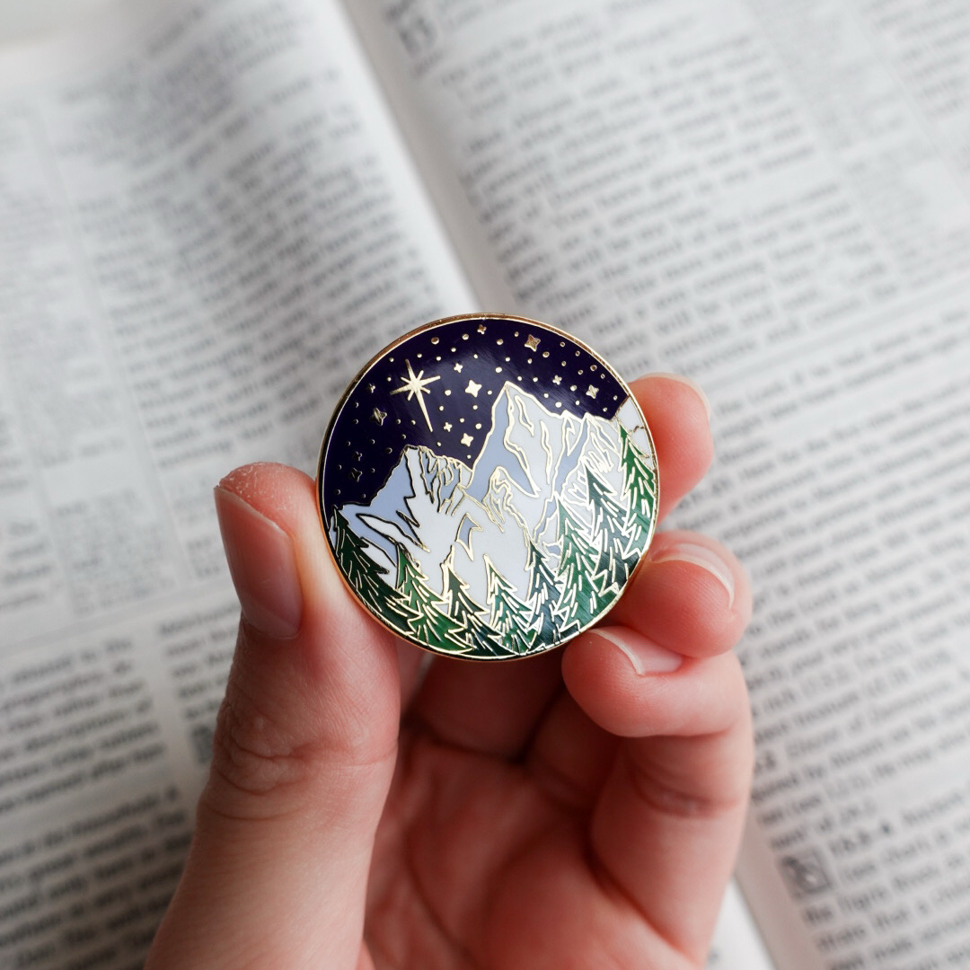Genesis 15:5 (Count the Stars) Enamel Pin