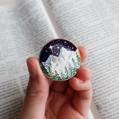 Genesis 15:5 (Count the Stars) Enamel Pin