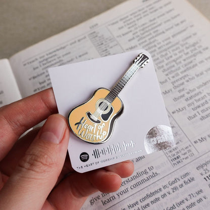 Heart of Worship (Guitar) Enamel Pin