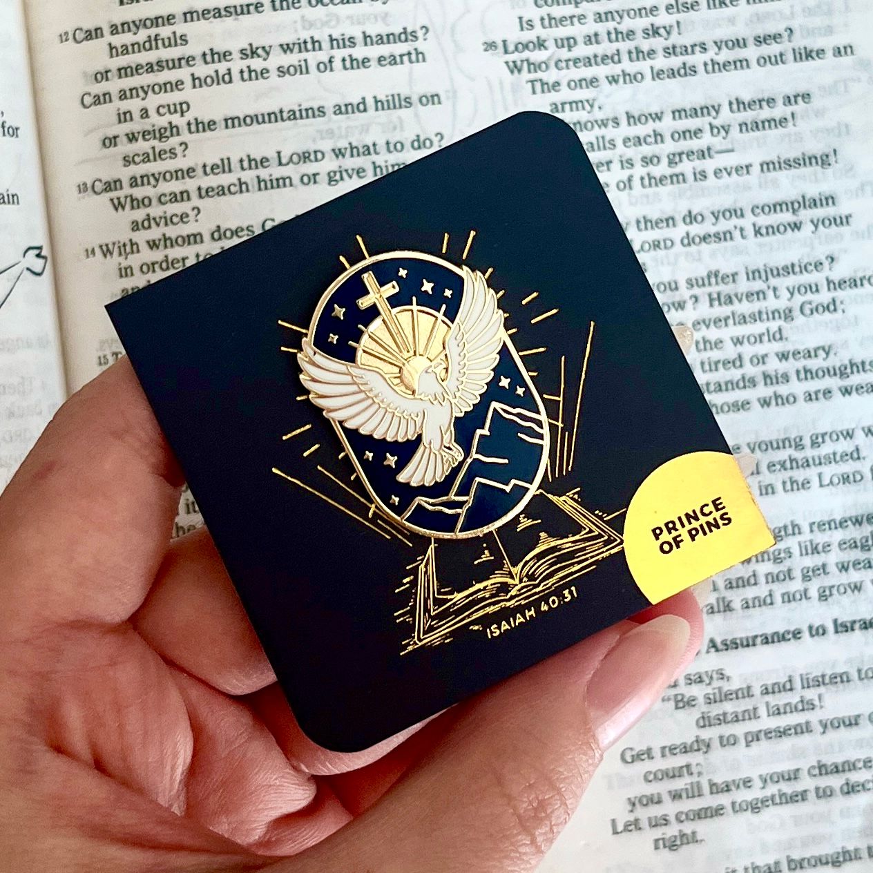 Isaiah 40:31 (Eagle) Enamel Pin