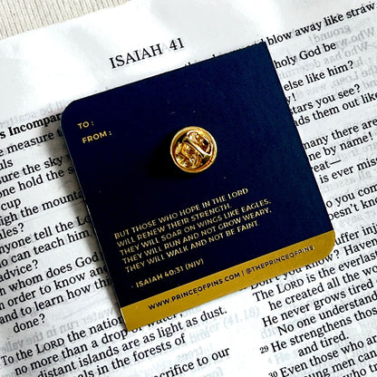 Isaiah 40:31 (Eagle) Enamel Pin