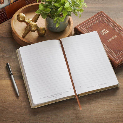 Leather Journal - Amazing Grace, Isaiah 53:5 (JL925)