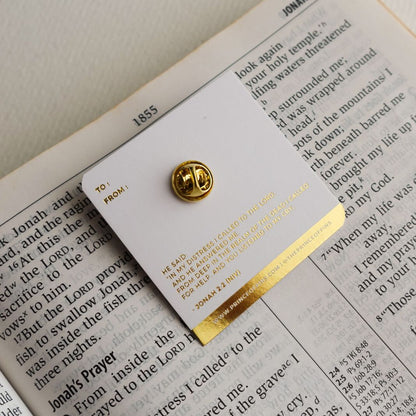 JONAH 2:2  Enamel Pins
