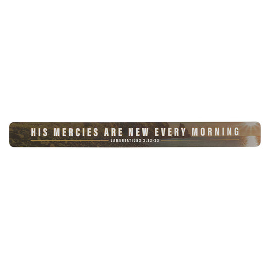 His Mercies Are New Large Magnetic Strip - Lamentations 3:22–23 (LMS014)
