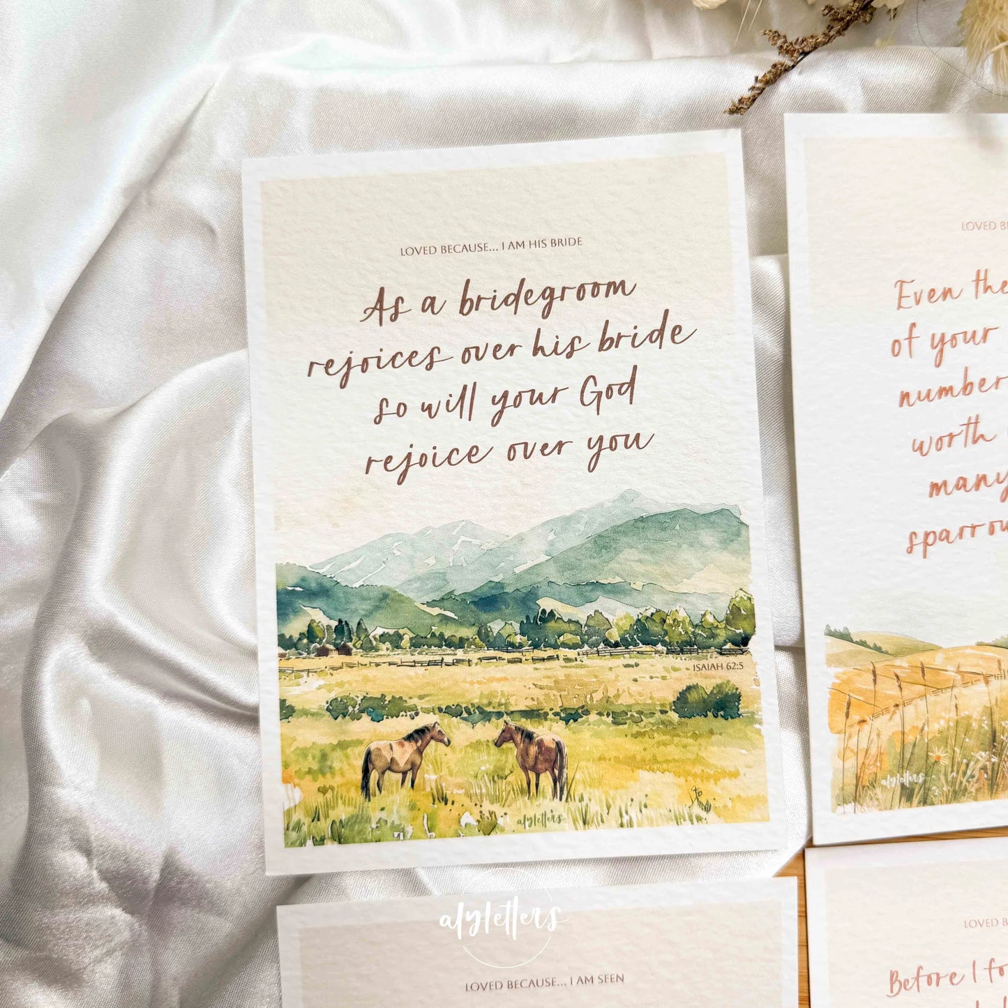 Blessing Cards (Set of 6) - Loved Because