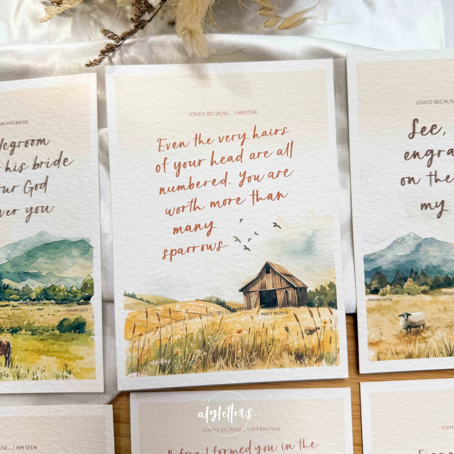 Blessing Cards (Set of 6) - Loved Because