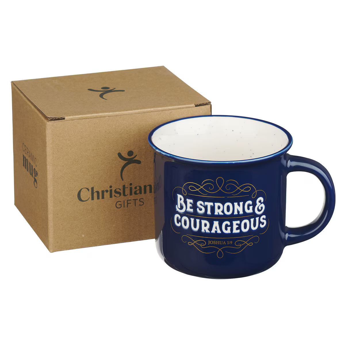 Ceramic Mug - Be Strong & Courageous, Joshua 1:9 (MUG1231)