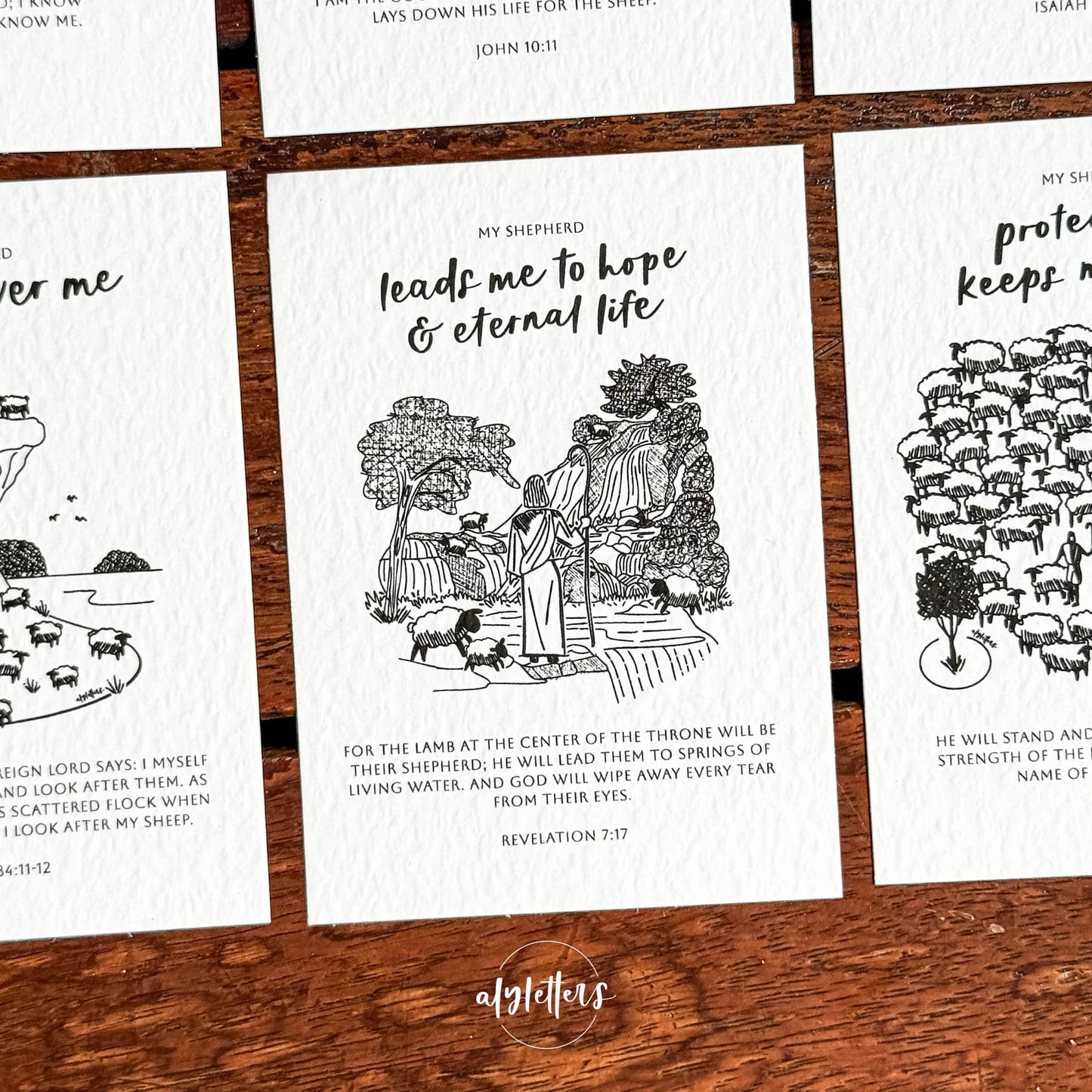 Mini Blessing Cards (Set of 6) - My Shepherd