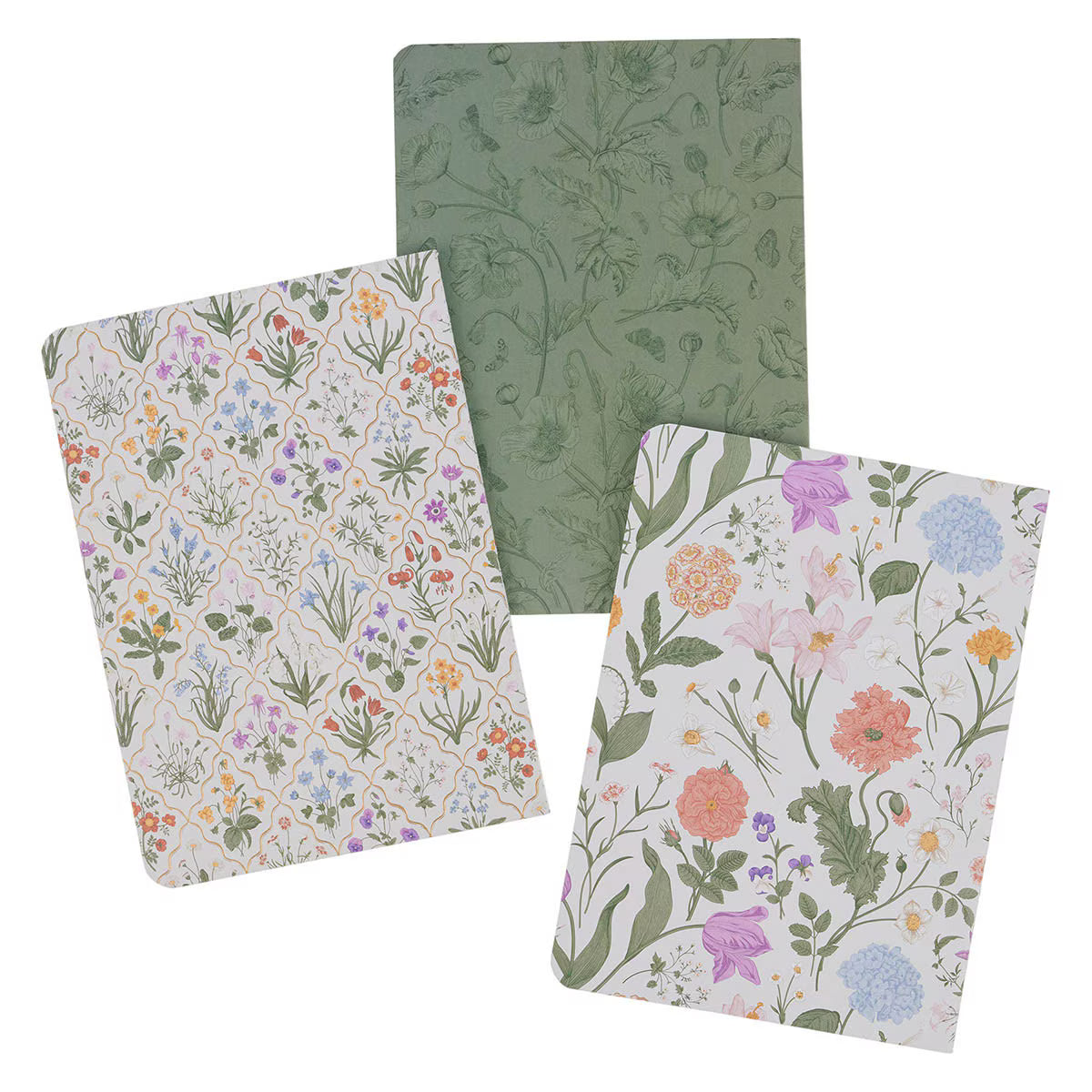 Sufficient Grace Floral Lattice - Notebook Set (NBS098)