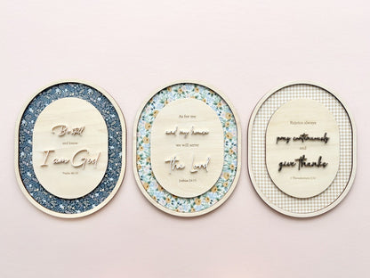Oval Wall Decor - Rejoice Always