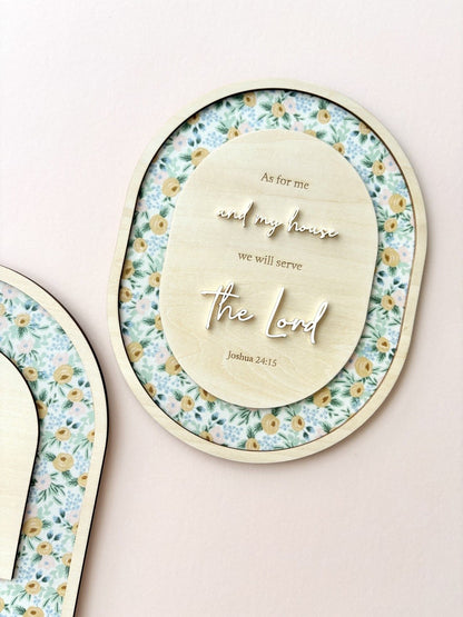 Oval Wall Decor - As For Me