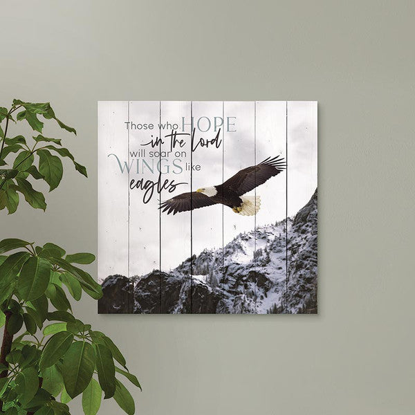 Pallet Wall Decor - Those Who Hope In The Lord (PNL0972)