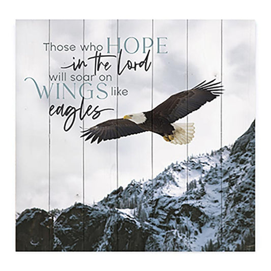 Pallet Wall Decor - Those Who Hope In The Lord (PNL0972)