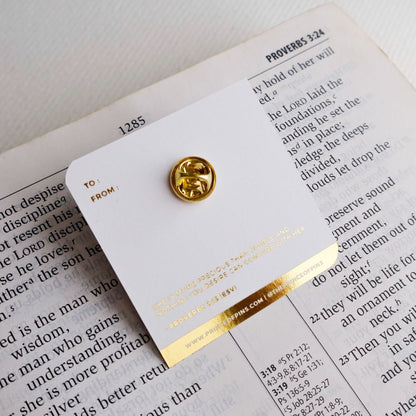 Proverbs 3:15 (Rubies) Enamel Pin