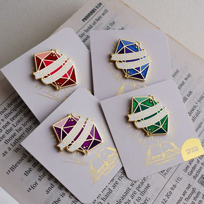 Proverbs 3:15 (Rubies) Enamel Pin