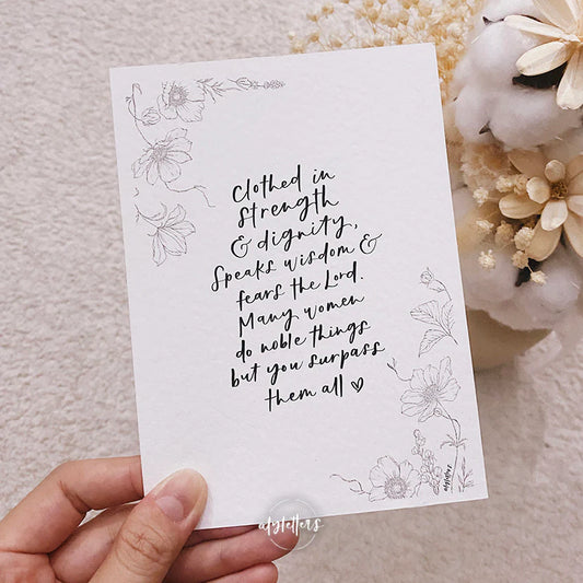 Blessing Card - Proverbs 31