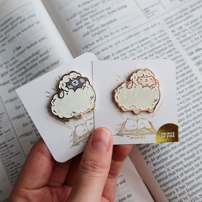 Psalm 23:1 "CHONKY" Enamel Pin