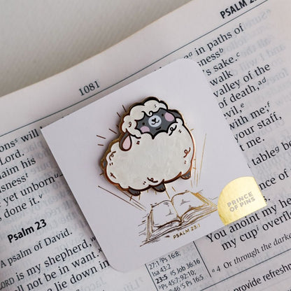 Psalm 23:1 "CHONKY" Enamel Pin