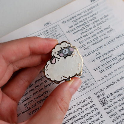 Psalm 23:1 "CHONKY" Enamel Pin