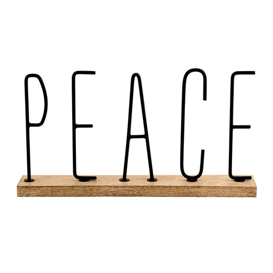 Wood Sign - PEACE (R0951)