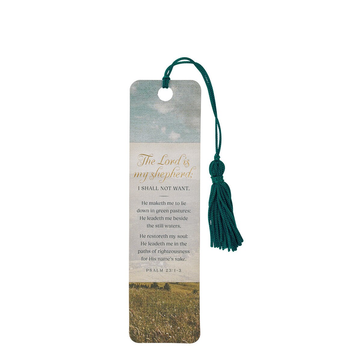 Psalm 23 - Bookmark with Tassel (TBM121)