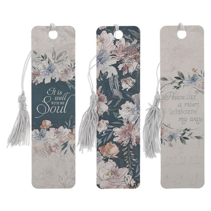 Tassel Bookmark Set - It Is Well With My Soul Paper (TBS004)
