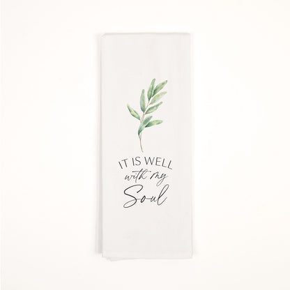 Tea Towel - It Is Well With My Soul (TWL0019)