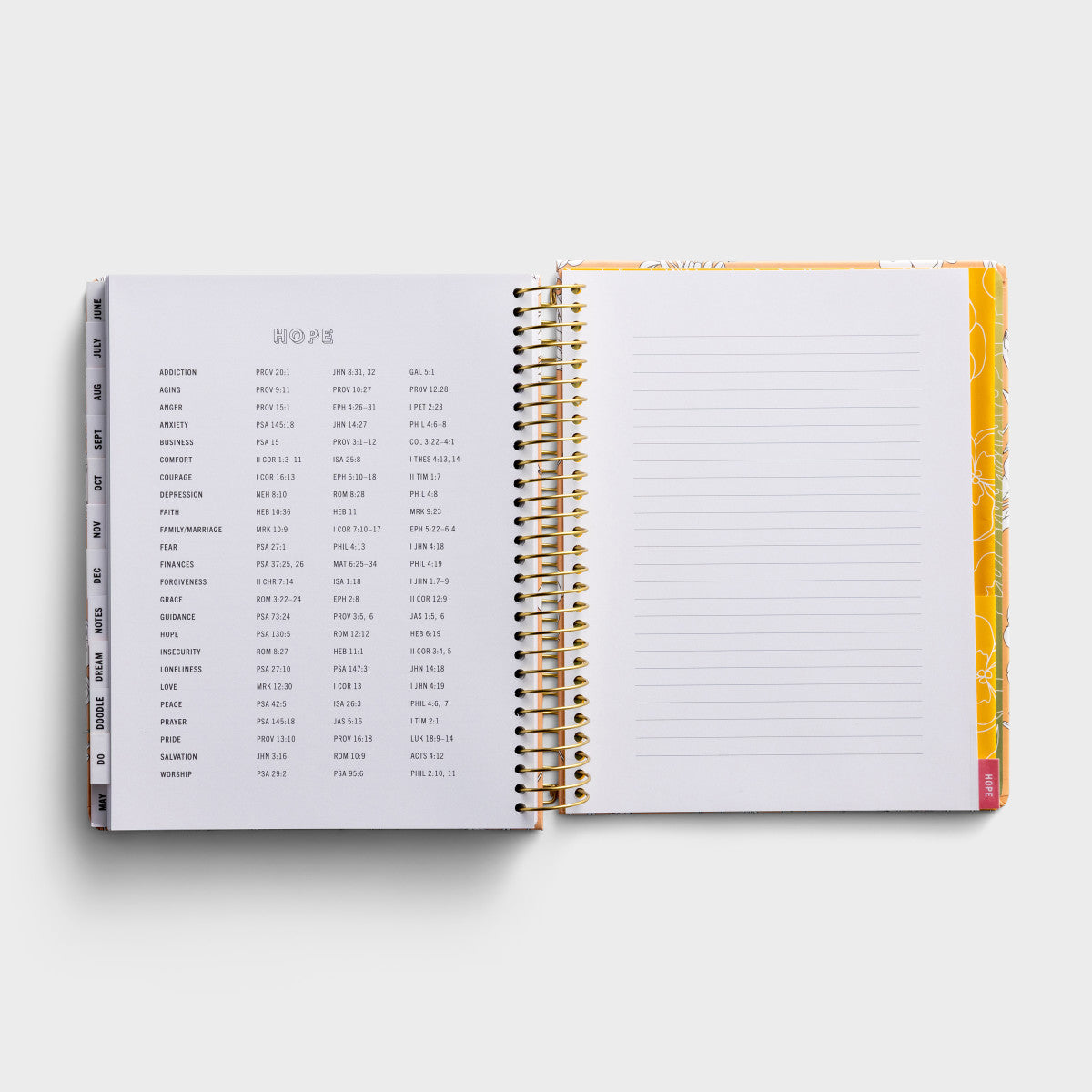 2025-2026 Premium Devotional Planner (18-Month) - He Refreshes My Soul (U3363)