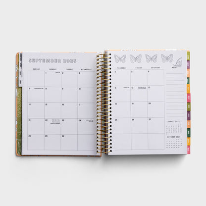 2025-2026 Premium Devotional Planner (18-Month) - He Refreshes My Soul (U3363)