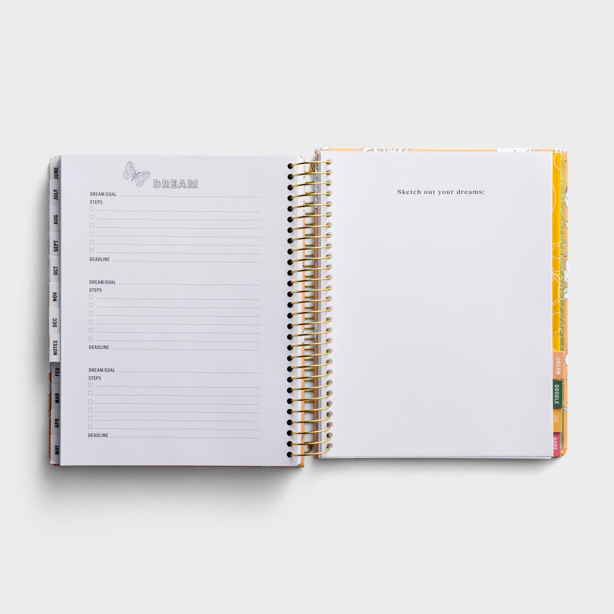 2025-2026 Premium Devotional Planner (18-Month) - He Refreshes My Soul (U3363)