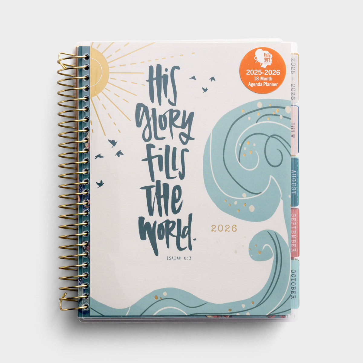 2025-2026 Agenda Planner (18-Month) - His Glory Fills the World (U3364)