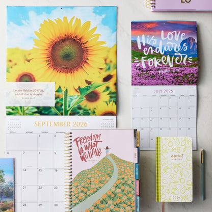 2025-2026 Agenda Planner (18-Month) - His Glory Fills the World (U3364)