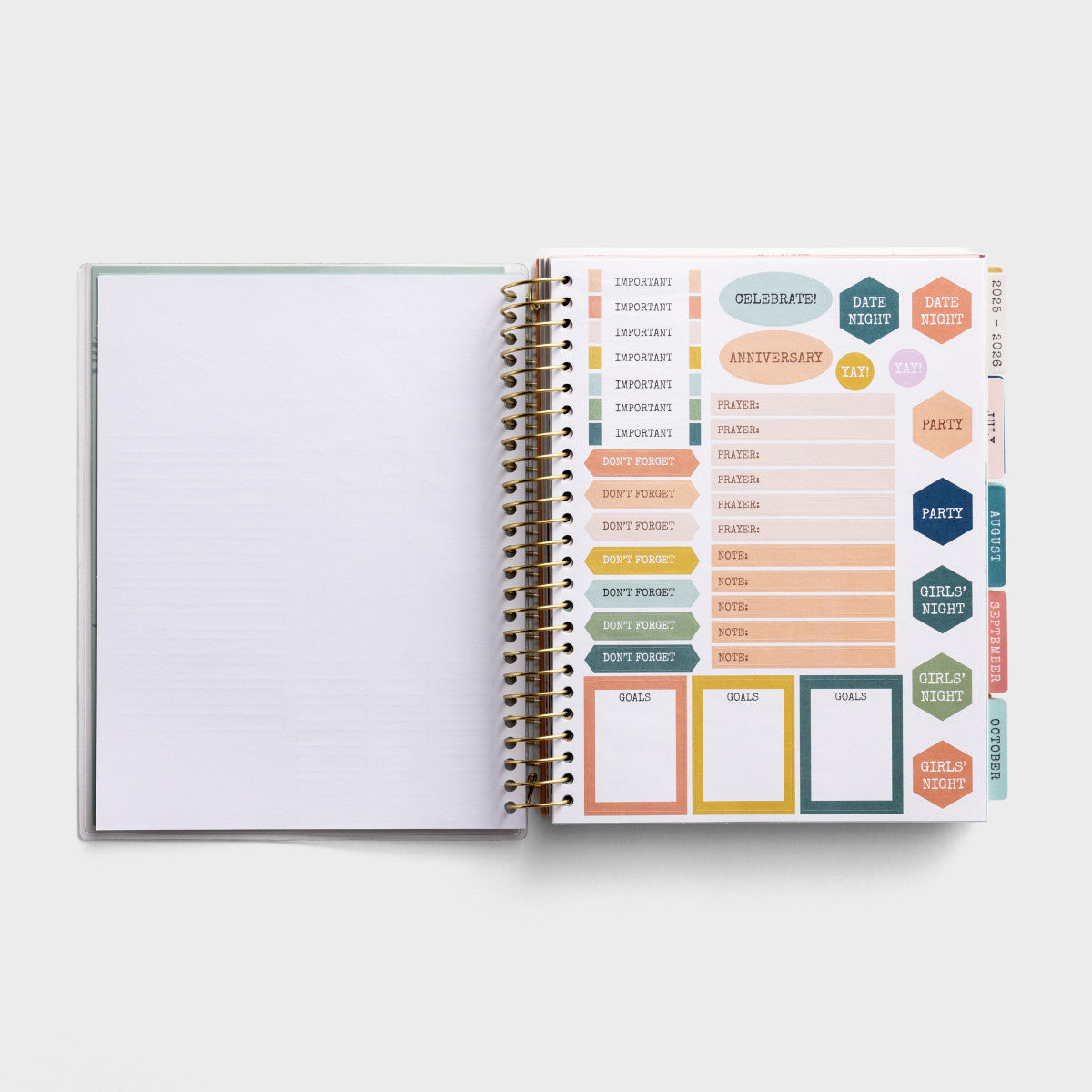 2025-2026 Agenda Planner (18-Month) - His Glory Fills the World (U3364)
