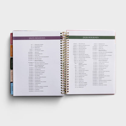 2025-2026 Agenda Planner (18-Month) - Never Stop Blooming (U3367)