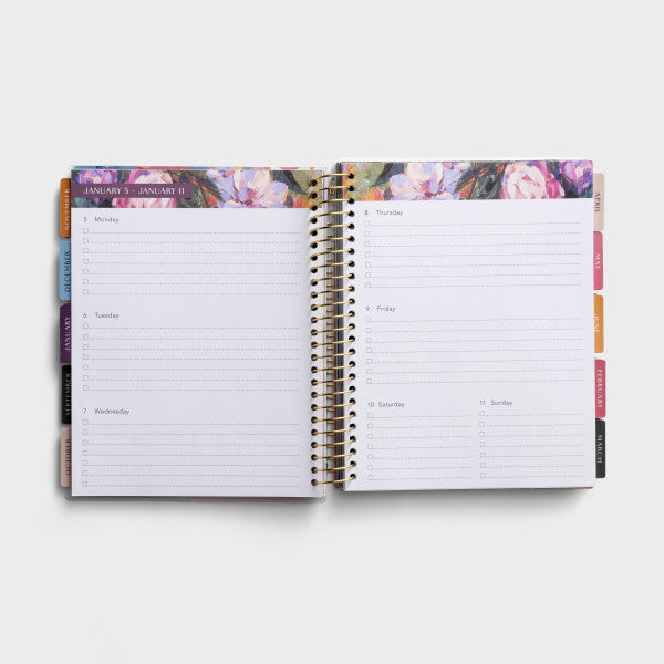 2025-2026 Agenda Planner (18-Month) - Never Stop Blooming (U3367)