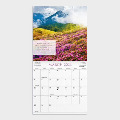Bible Verses - 2026 Mini Inspirational Wall Calendar (U3389)