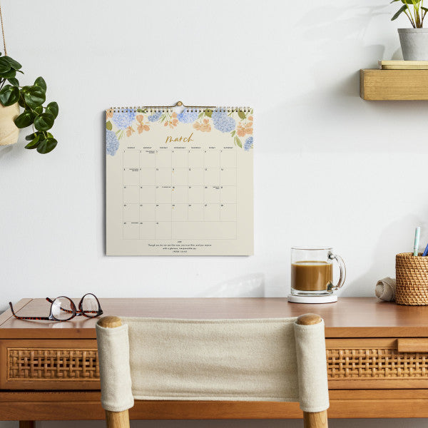 Abide & Bear Fruit - 2026 Premium Spiral Wall Calendar (U3396)