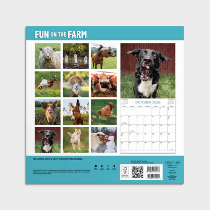 2026 Wall Calendar - Fun on the Farm (U3489)