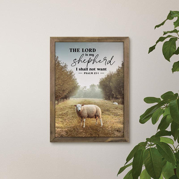 Framed Art - The Lord Is My Shepherd (VFR0452)