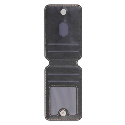 Faux Leather Phone Wallet w/ Stand - Cross