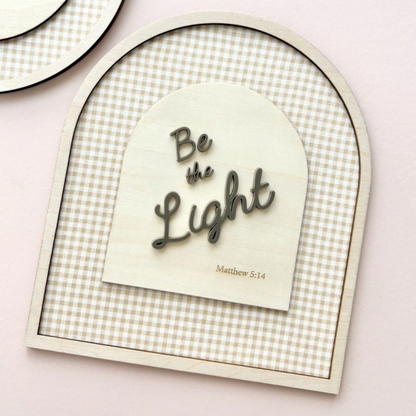 Arch Wall Decor - Be The Light