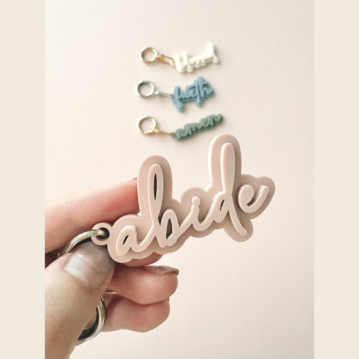 Acrylic Keychain - Abide