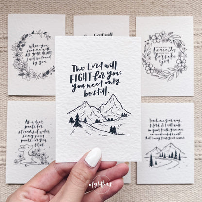 Mini Blessing Cards (Set of 6) - Wilderness