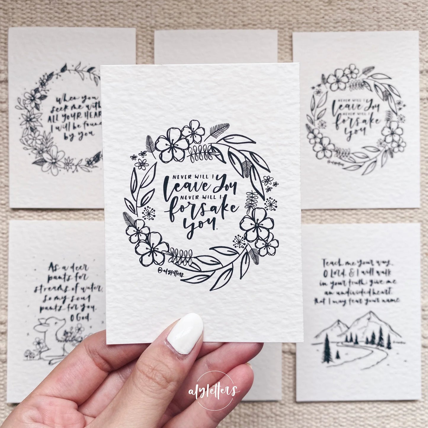 Mini Blessing Cards (Set of 6) - Wilderness