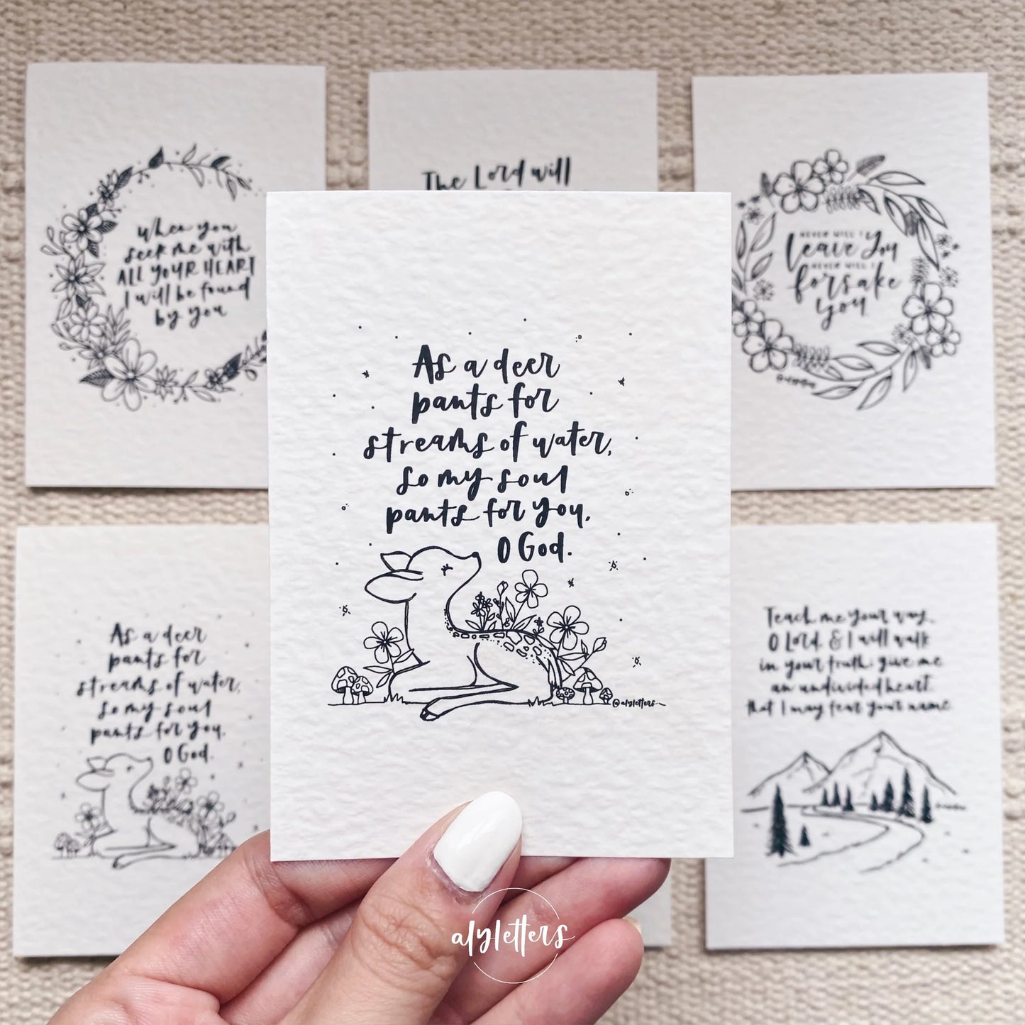 Mini Blessing Cards (Set of 6) - Wilderness