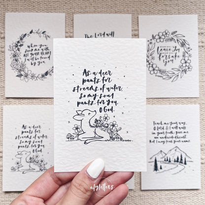 Mini Blessing Cards (Set of 6) - Wilderness